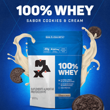 Carregar imagem no visualizador da galeria, 100% Whey Protein 900g Max titanium - Body Suplementos