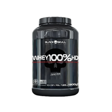 Carregar imagem no visualizador da galeria, 100% Whey HD Black Skull 900g Pote - Whey 3W - (WPC, WPI E WPH) - Body Suplementos