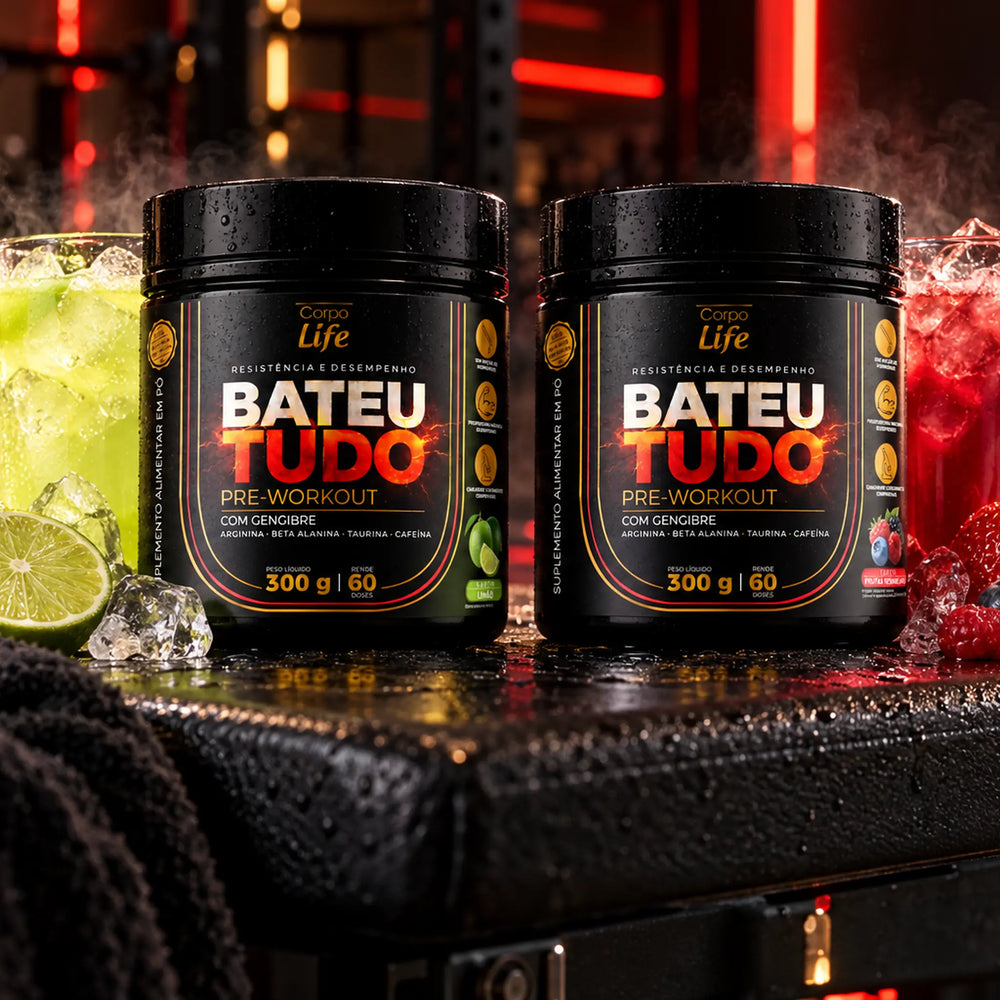 Bateu Tudo 300g- Pre treino Corpo Life
