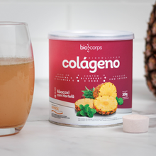 Carregar imagem no visualizador da galeria, Colágeno Hidrolisado Verisol Biocorps 300g Abacaxi com Hortelã - Body Suplementos