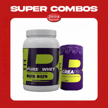 Carregar imagem no visualizador da galeria, Combo Ganho de Massa 4pure Whey + Creapro 300g 4body Nutrition