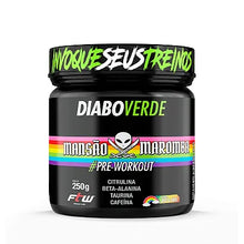 Carregar imagem no visualizador da galeria, Diabo Verde Pré treino Mansão Maromba Arco Íris FTW - 250G - Body Suplementos