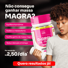 Carregar imagem no visualizador da galeria, G-Drol woman 60 caps - Corpo Life