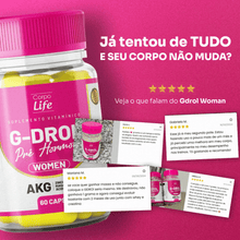 Carregar imagem no visualizador da galeria, G-Drol woman 60 caps - Corpo Life