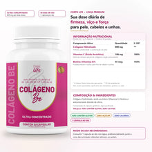 Carregar imagem no visualizador da galeria, Infográfico Tabela Nutricional e Ingredientes Colágeno Be Corpo Life 2048x2048