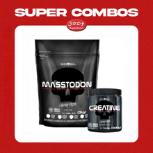 Carregar imagem no visualizador da galeria, Hipercalorico Mastodon 3kg + Creatina 100% pura 300g Black skull