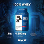 100% Whey Protein P 900g Max titanium - Body Suplementos