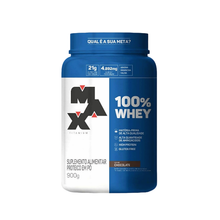 Carregar imagem no visualizador da galeria, 100% Whey Protein P 900g Max titanium - Body Suplementos
