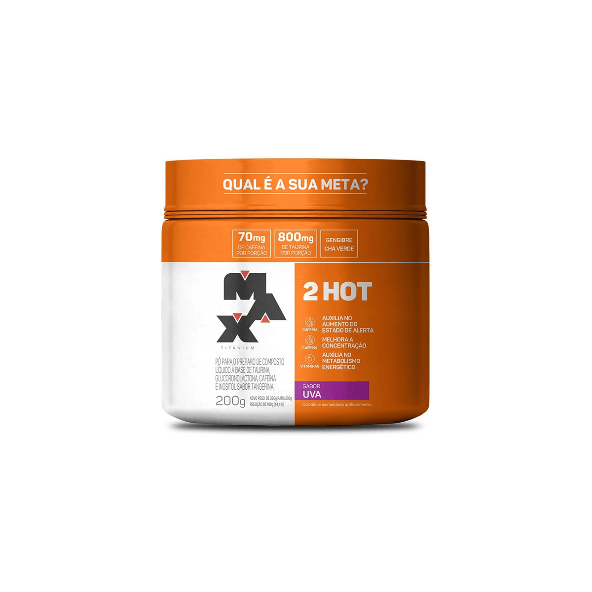 2Hot Termogênico Max titanium 200g, Limão