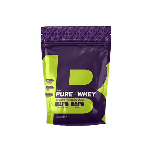 4Pure Whey Refil 900g Whey Protein Concentrado 4Body Nutrition
