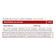 Carregar imagem no visualizador da galeria, Beta Alanina - 120g - Vitafor - Body Suplementos
