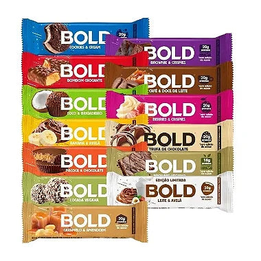 Bold Bar Barrinha Proteica - 1 Unidade - Body Suplementos