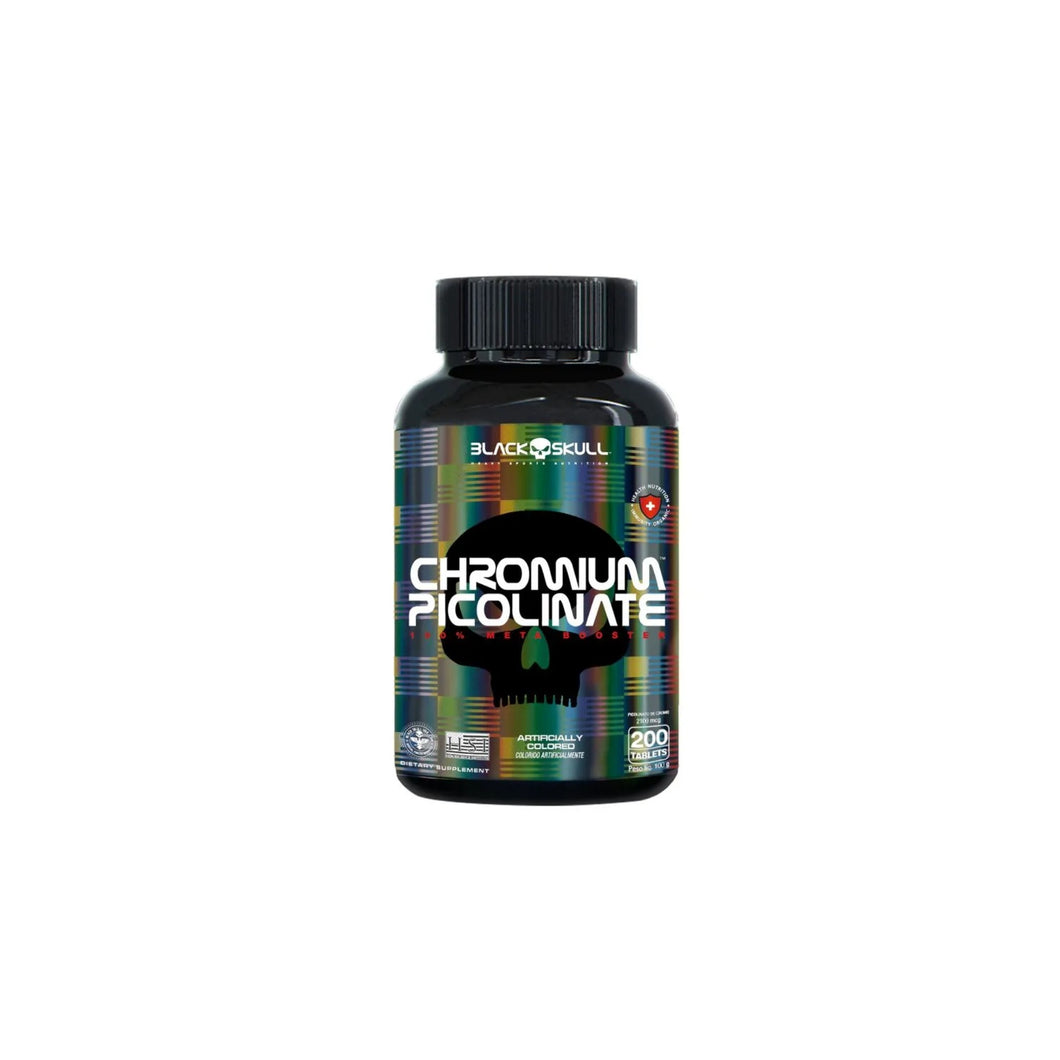 Chromium Picolinate 200 tabletes - Picolinato de Cromo Black Skull