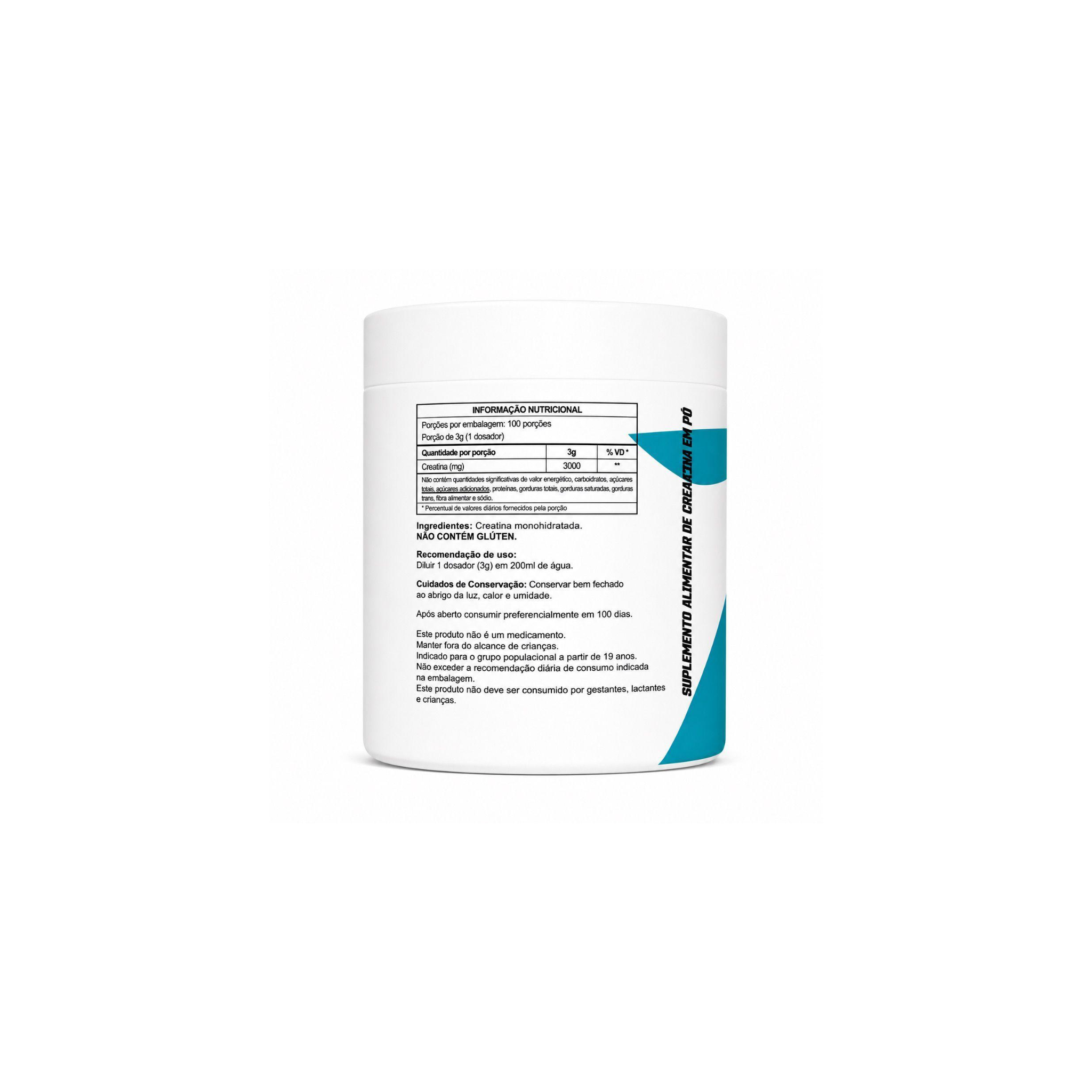 Creatina 100% Pura 300g Vindix