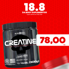 Creatina Black Skull 300g 100% pura Monohidratada
