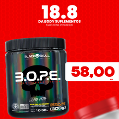 B.O.P.E. Black Skull Caveira Preta 300g