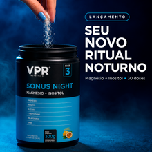 Carregar imagem no visualizador da galeria, Sonus Night - Magnesio + Inositol com Gaba e Melatonina 300g Vpr Nutrition