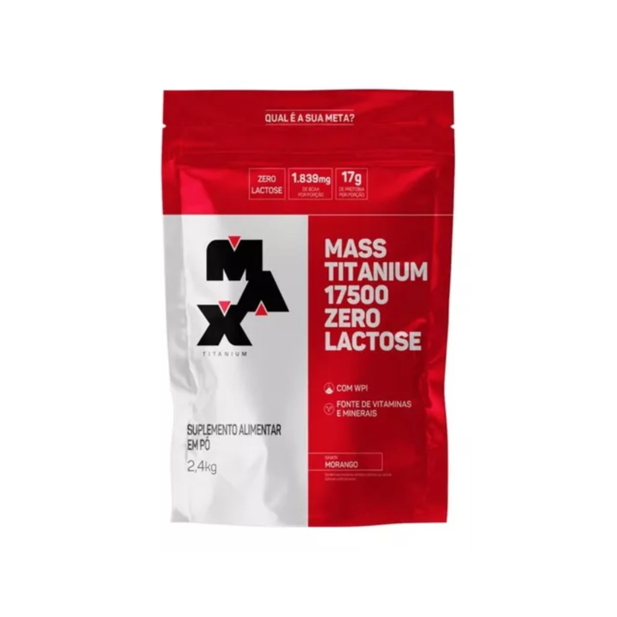 Hipercalorico Mass titanium 17500 Zero Lactose 2,4kg - Body Suplementos