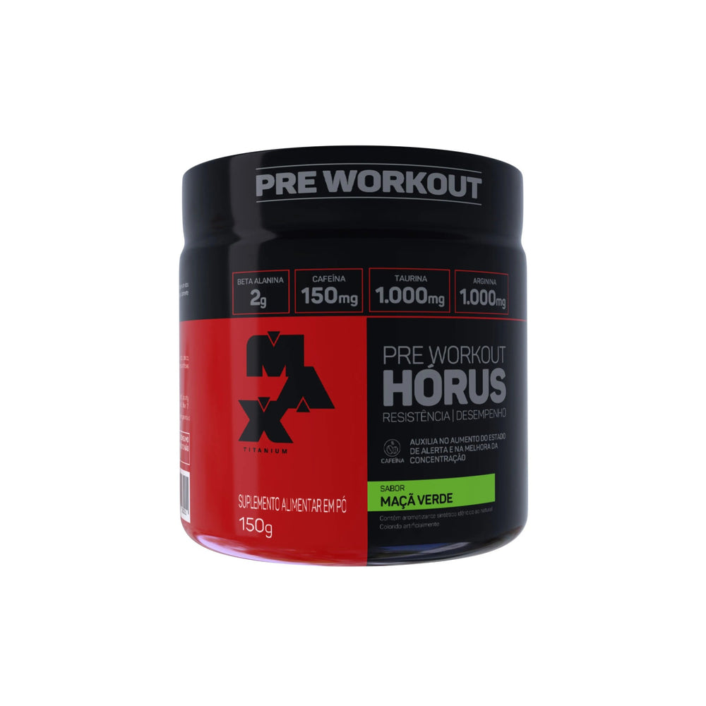 Horus Pré Workout 150g Max titanium - Body Suplementos
