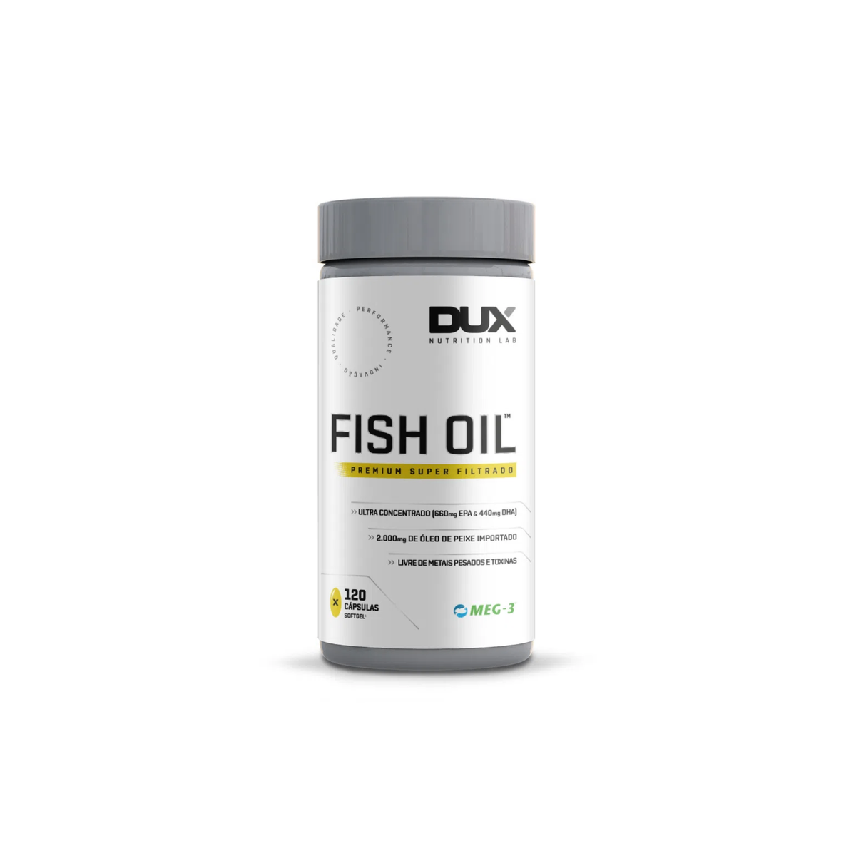 Ômega 3 Fish Oil Dux - 120 Cápsulas - Body Suplementos