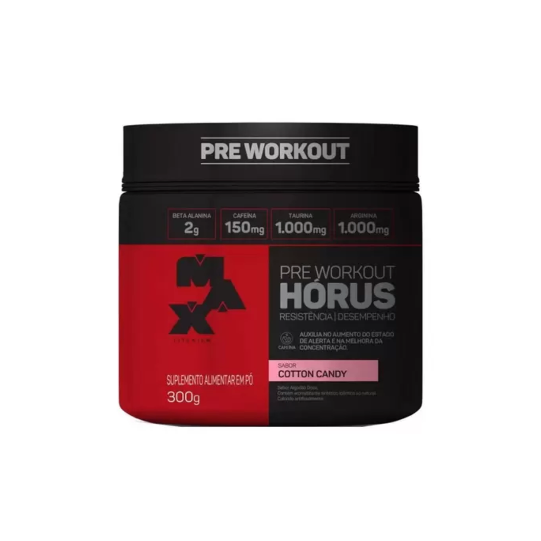 Horus Pré Workout 300g Max titanium - Body Suplementos