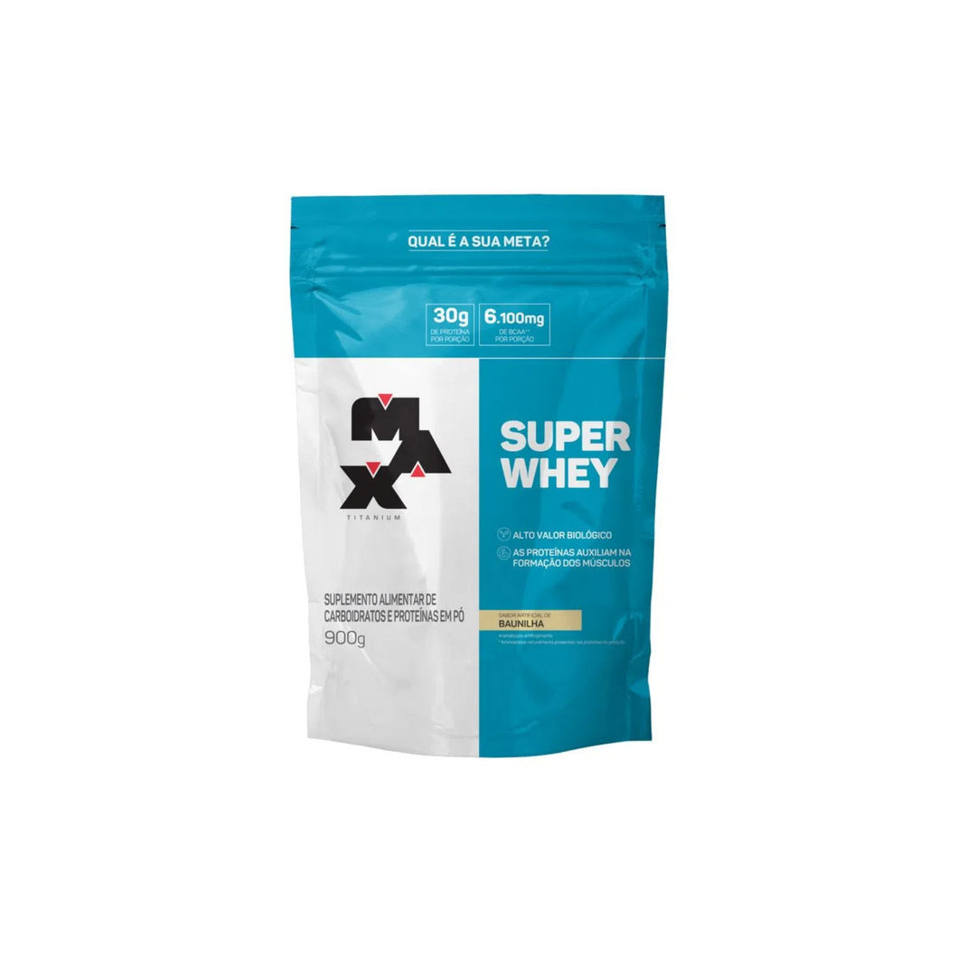 Super Whey 900g refil Max titanium - Body Suplementos