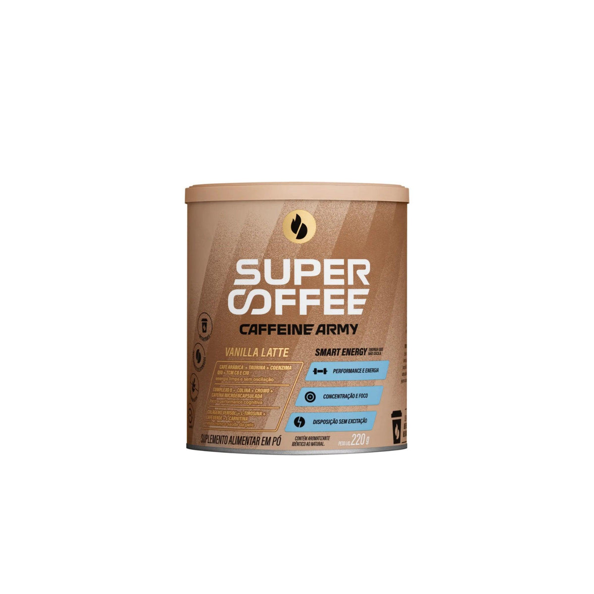 Super Coffe 220g - Caffeine Army, Baunilha