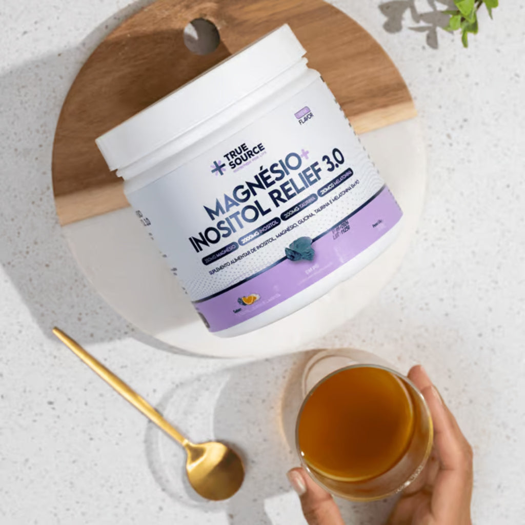 True Magnésio + Inositol Relief 3.0 350g - True Source, foto 3
