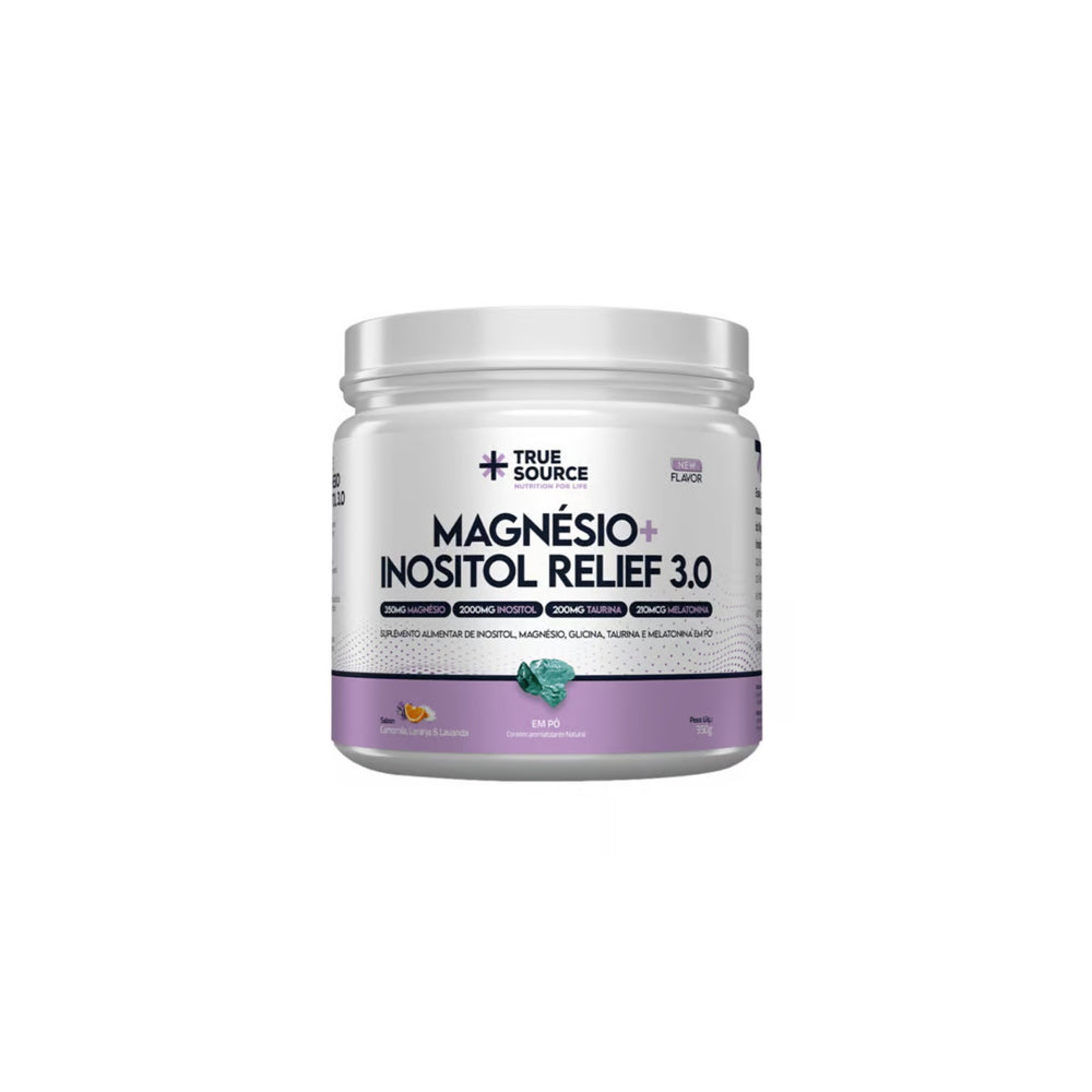 True Magnésio + Inositol Relief 3.0 350g - True Source, foto 1