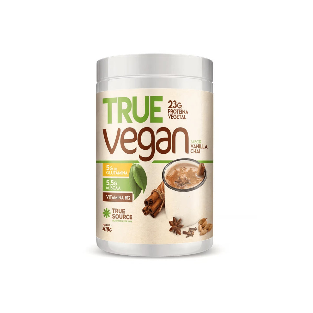 True Vegan  proteina vegana 418g - True Source - Body Suplementos
