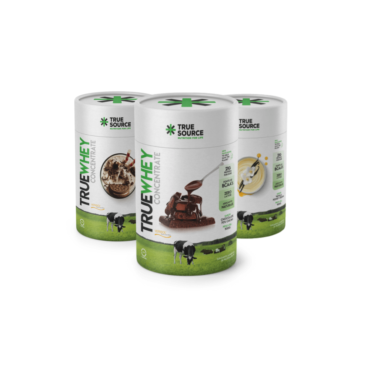 True Whey Concentrado Zero Lactose - True Source 900g - Body Suplementos