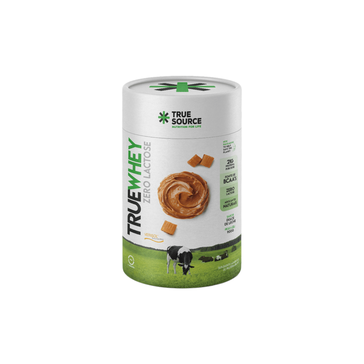 True Whey Concentrado Zero Lactose - True Source 900g - Body Suplementos