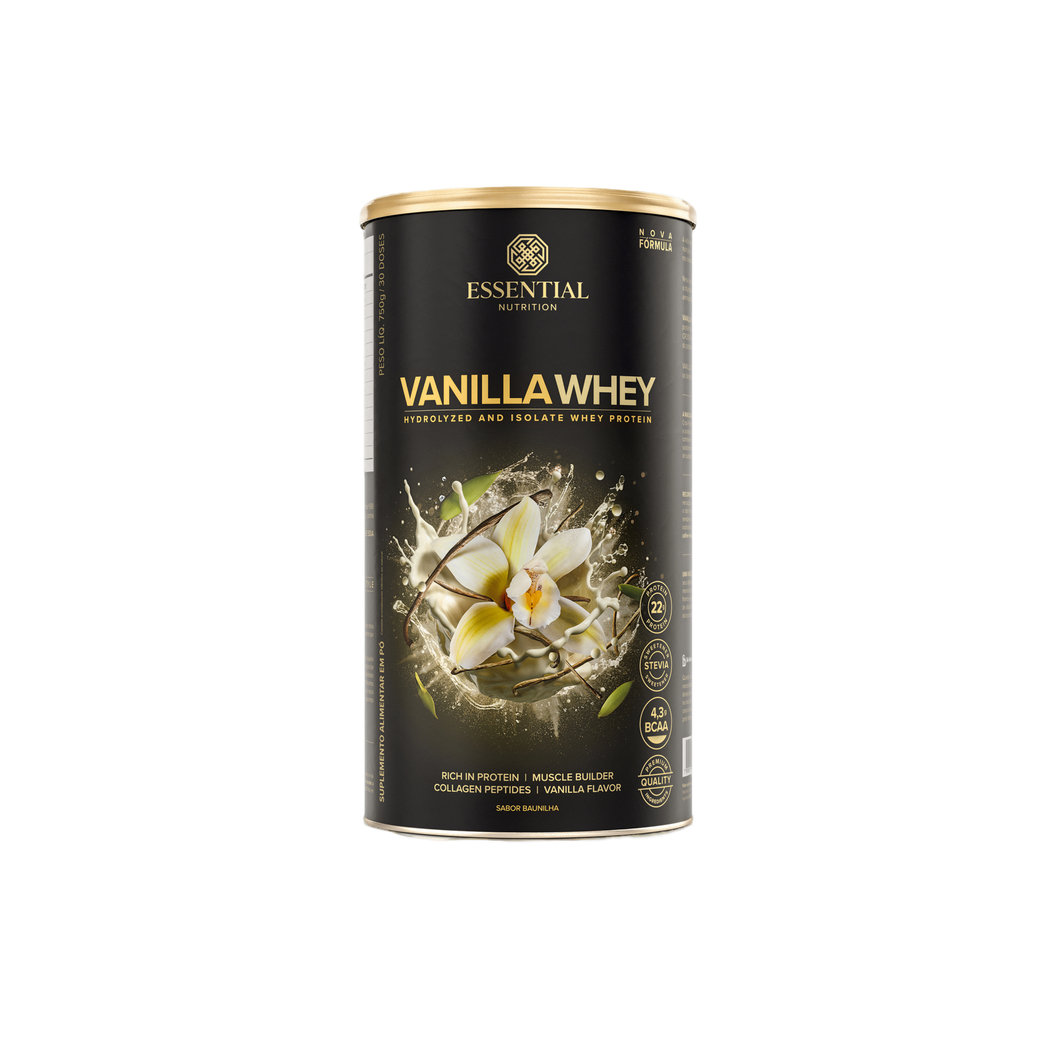 Vanilla Whey - Essential Nutrition - 900g - Body Suplementos