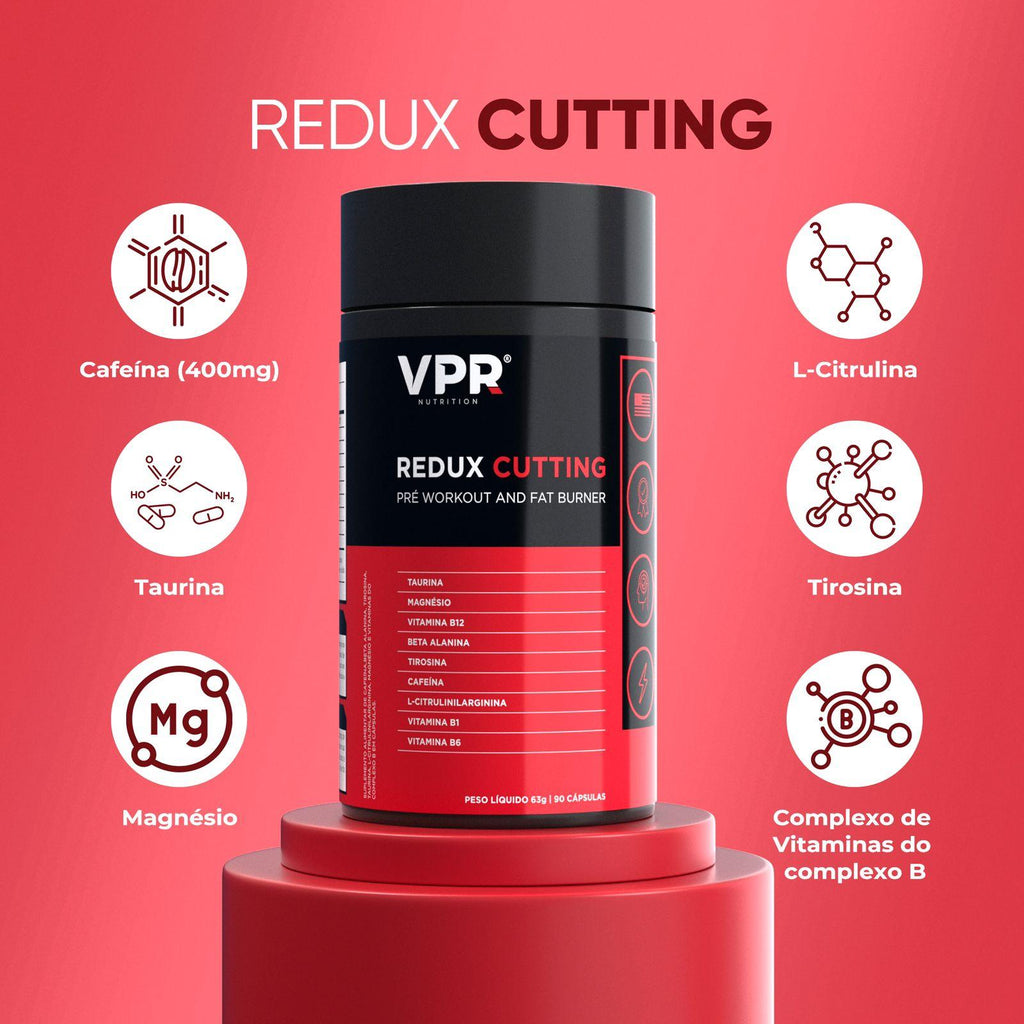 Kit Queima Total Redux: Redux Cutting + Redux Control VPR, foto 3