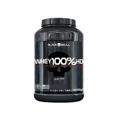 100% Whey HD Black Skull 900g Pote - Whey 3W - (WPC, WPI E WPH)