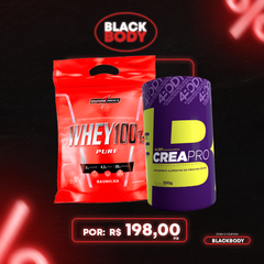 Kit 100% whey Integral Medica + Creapro 300g 4body Nutrition