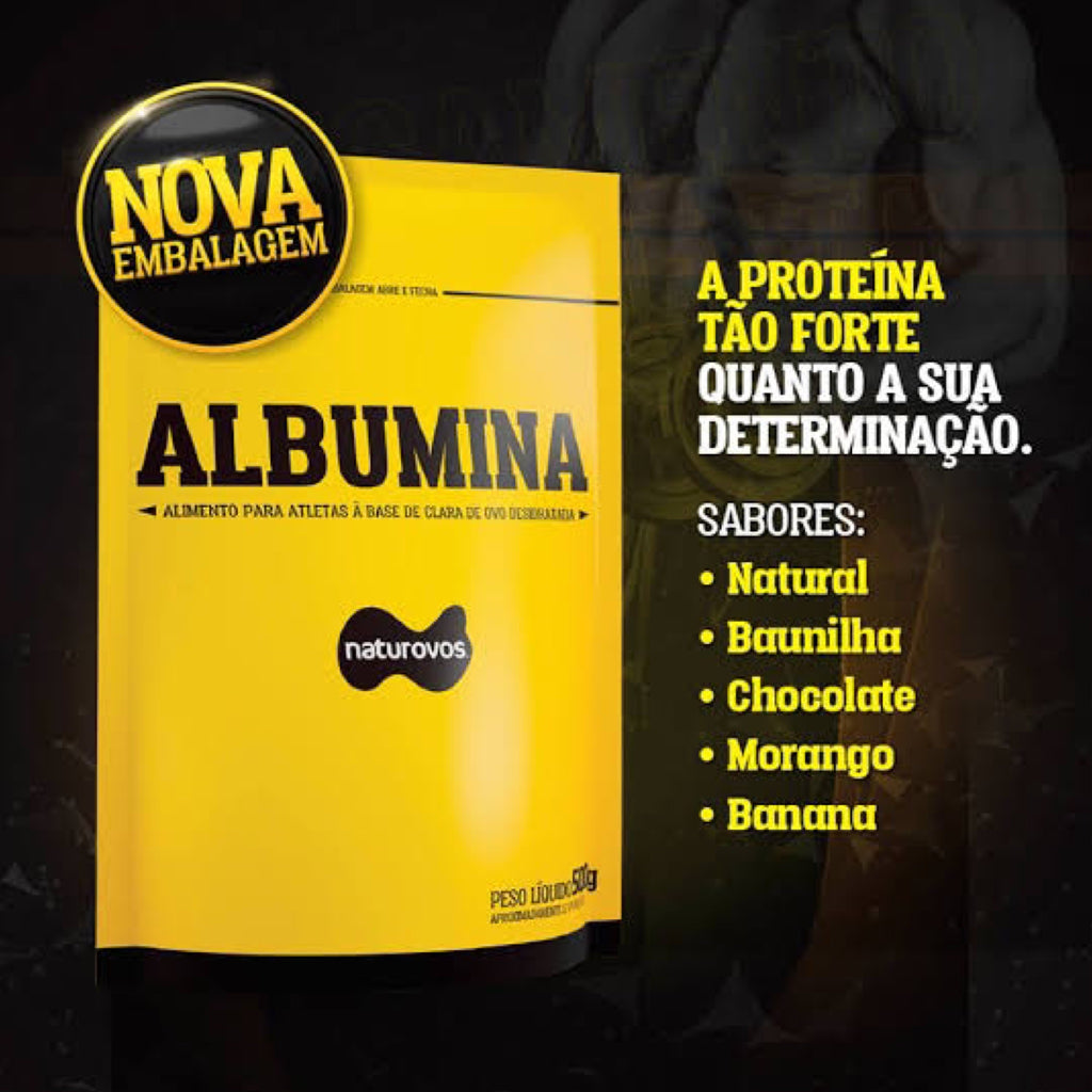 Albumina  Naturovos 420g - Body Suplementos