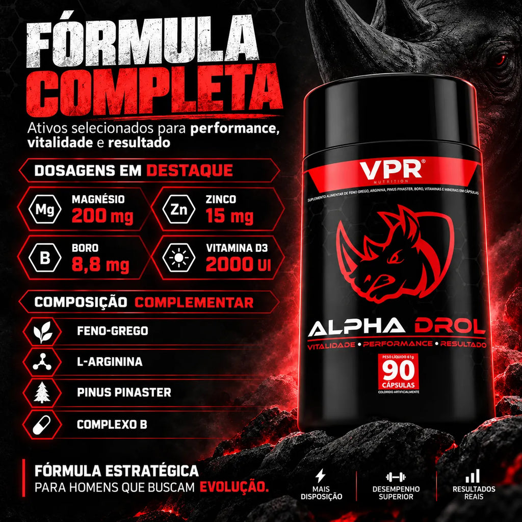 Alphadrol 90 capsulas Vpr Nutrition, foto 7