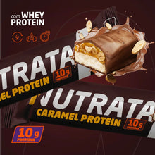 Carregar imagem no visualizador da galeria, Barra Nutrata Caramel Protein cx 12 unidades
