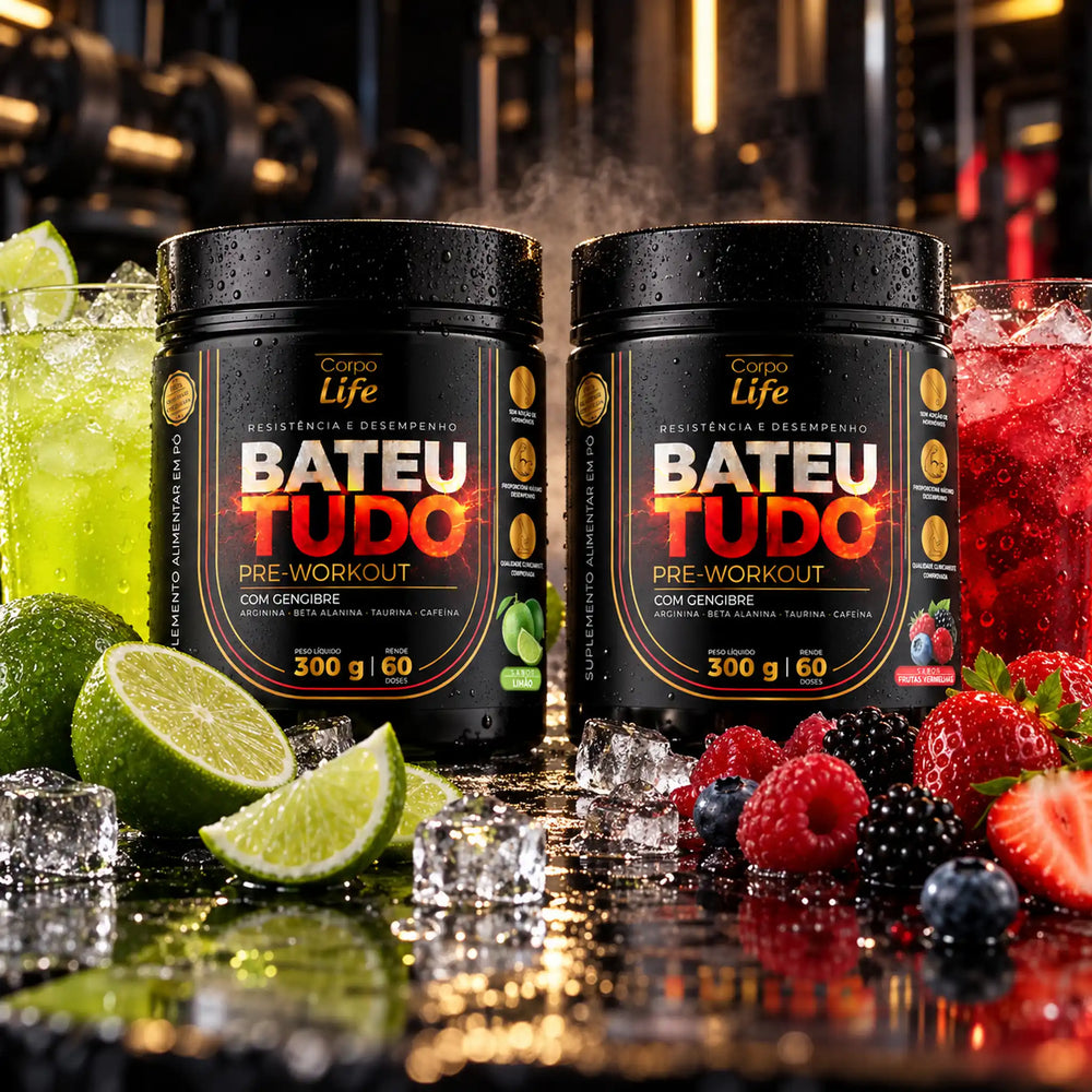 Bateu Tudo 300g- Pre treino Corpo Life