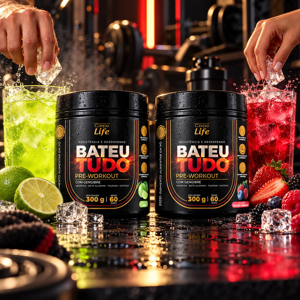 Bateu Tudo 300g- Pre treino Corpo Life