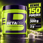 Beta-alanina Beta Pro 300 g 4Body rende 150 porções de 2g