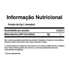 Carregar imagem no visualizador da galeria, Beta Alanina NBF 200g
