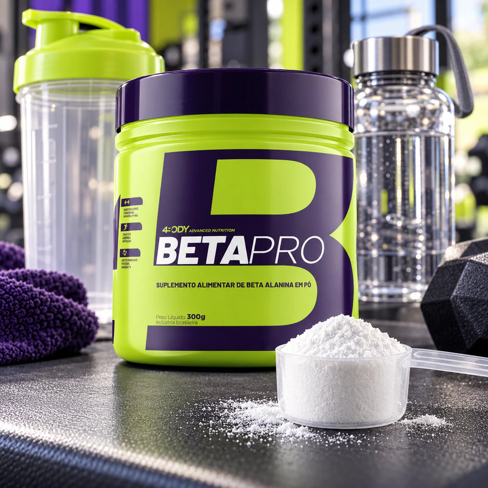 Beta-Alanina em Pó Beta Pro 300g - 150 Porções de 2g - 4Body Nutrition