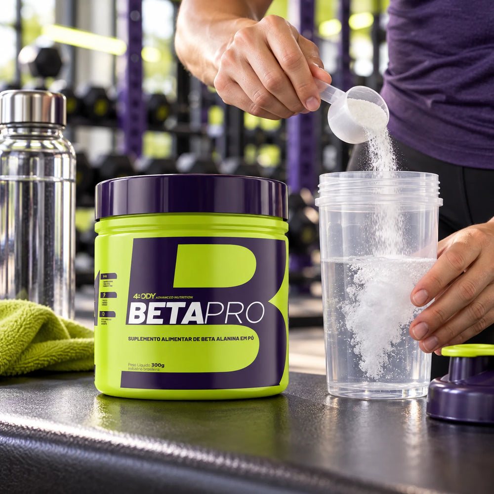 Beta-Alanina em Pó Beta Pro 300g - 150 Porções de 2g - 4Body Nutrition