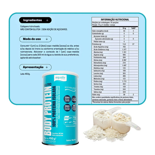 Body Protein Equaliv Neutro - Proteina Zero Lactose, foto 2