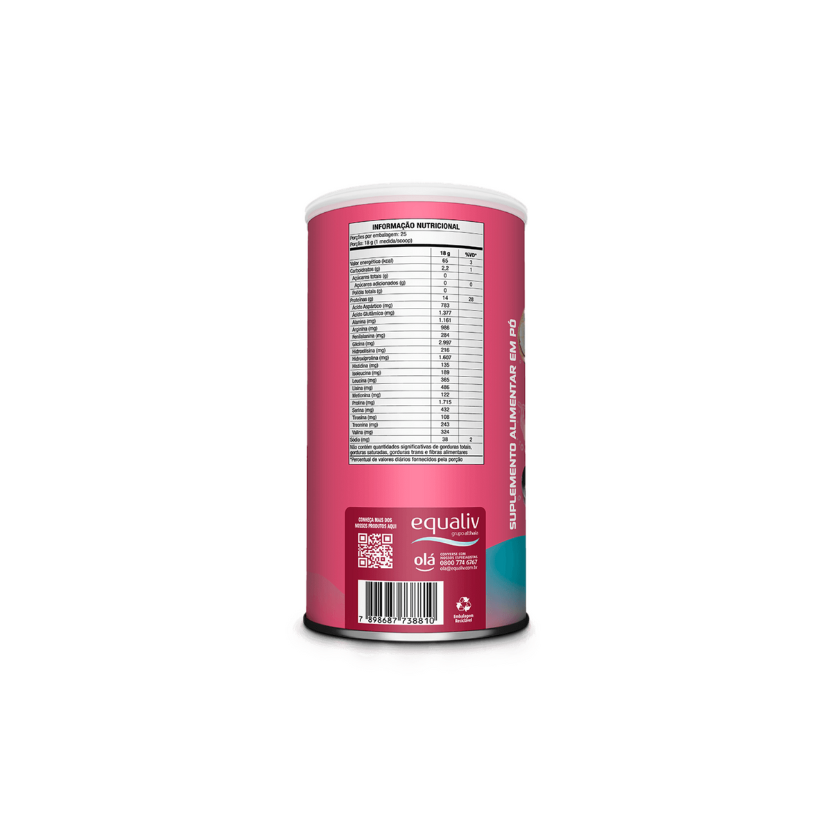 Body Protein Fresh Equaliv - Proteina isolada 450g, foto 2