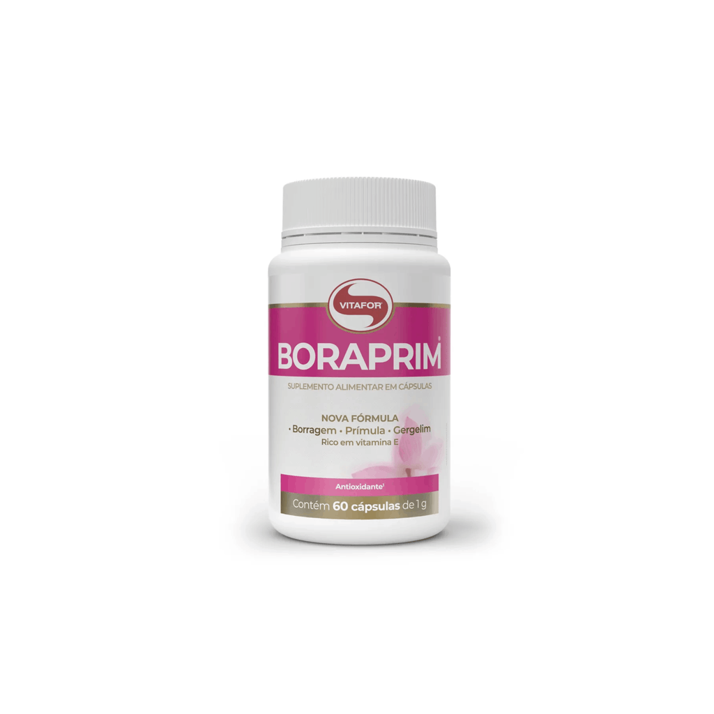 Boraprim - 60 caps - Vitafor - Olo de Borragem e primula, foto 1