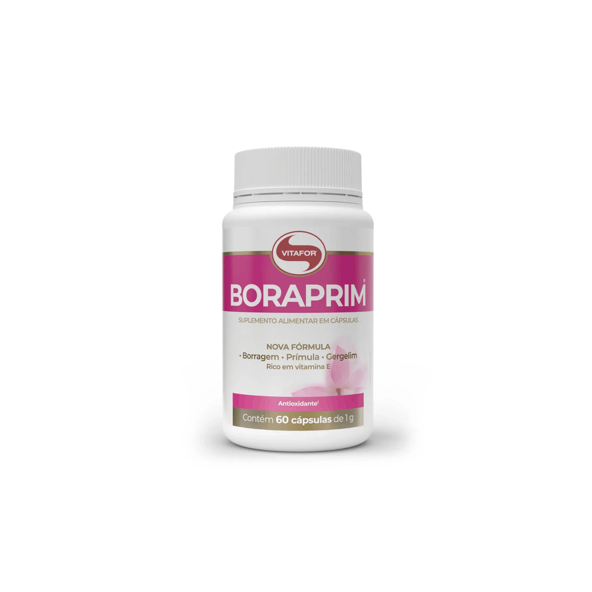 Boraprim - 60 caps - Vitafor - Olo de Borragem e primula, foto 1