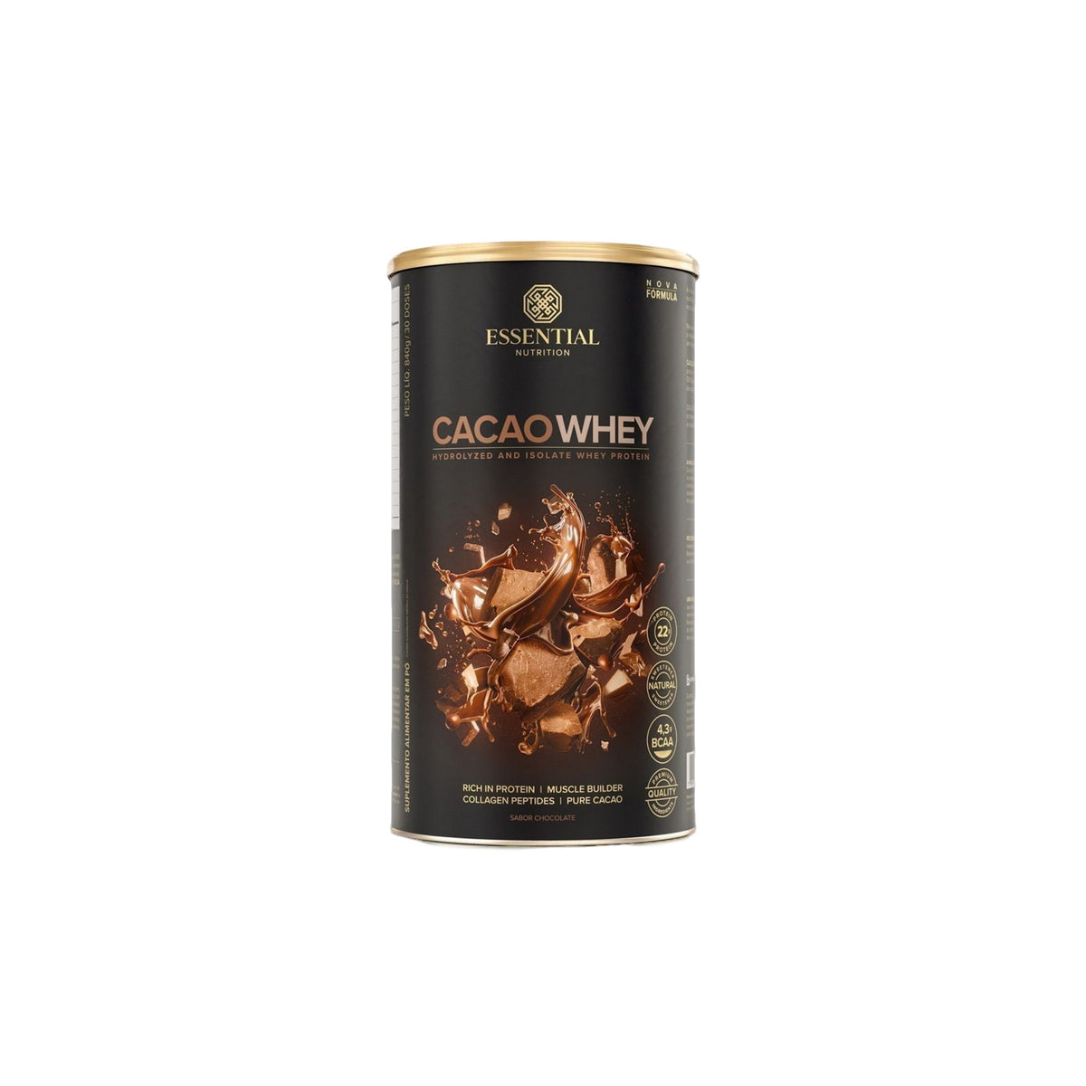 Cacao Whey - Essential Nutrition - 840g, foto 1